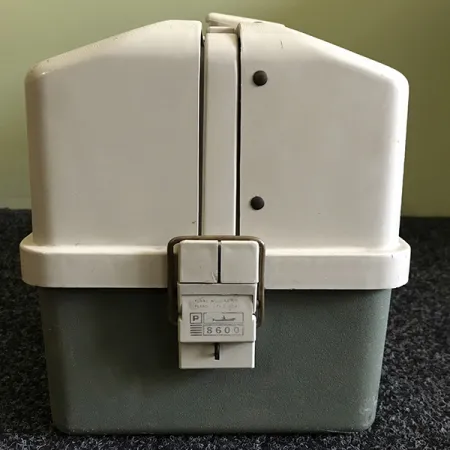 Plano 8600 Vintage Visbox, Wit/Grijs, 6 Plateaus, #6574