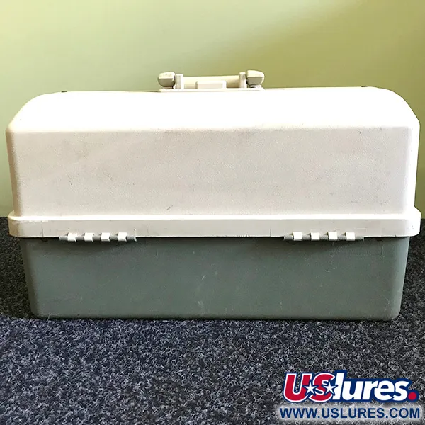 Plano 8600 Vintage Visbox, Wit/Grijs, 6 Plateaus, #6574