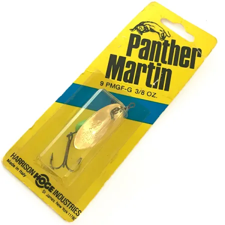 Panther Martin 9 Spinner, Goud, 10.6g, In-Line Blad, #9 PMGF-G