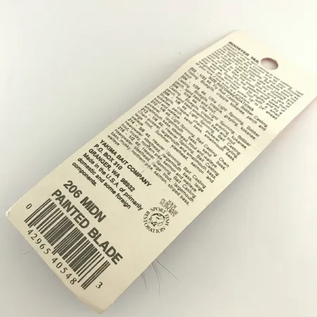 Worden’s Original Rooster Tail Spinner, Zwart, 1.77g, Wilgenblad, #6578