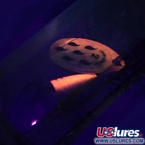 Luhr Jensen Fire Max Miracle 2 UV Spinner, Oranje, 7g, Aas, #6580