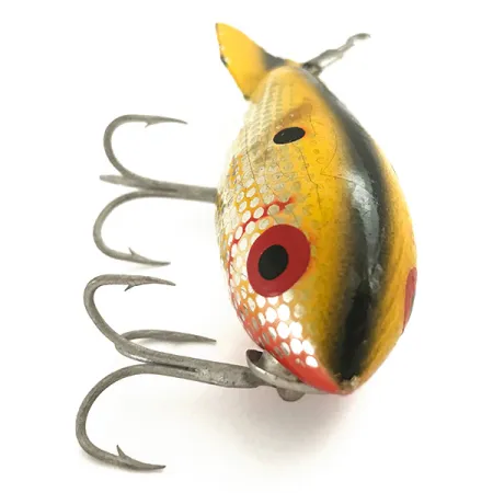 Bomber 400 series Plug, Gold Scale, 12,5g, Metalen Duiklip, #6590