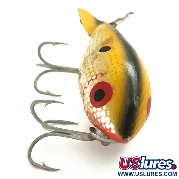 Bomber 400 series Plug, Gold Scale, 12,5g, Metalen Duiklip, #6590