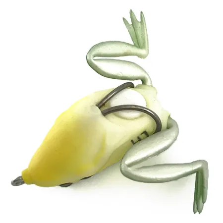 LunkerHunt Lunker Frog Wiervrij, Green / Yellow, 7g, #6591