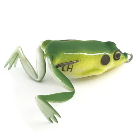 LunkerHunt Lunker Frog Wiervrij, Green / Yellow, 7g, #6591