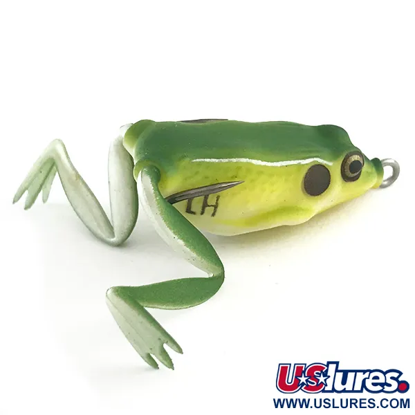 LunkerHunt Lunker Frog Wiervrij, Green / Yellow, 7g, #6591