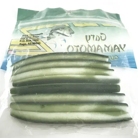 Gary Yamamoto Fat Senko Softbait, Green Watermelon, 10.5cm, #6592
