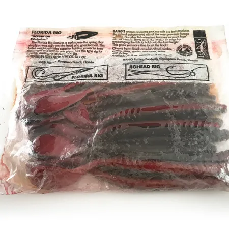 Gambler P. Tail Softbait, Donkerrood, 12.7cm, B.A.N.G., #6593