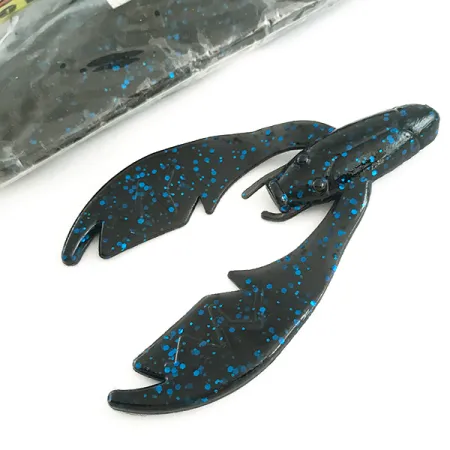 NetBait Paca Chunk softbait, Black Blue Flk, 7.5cm, trailer, #6594