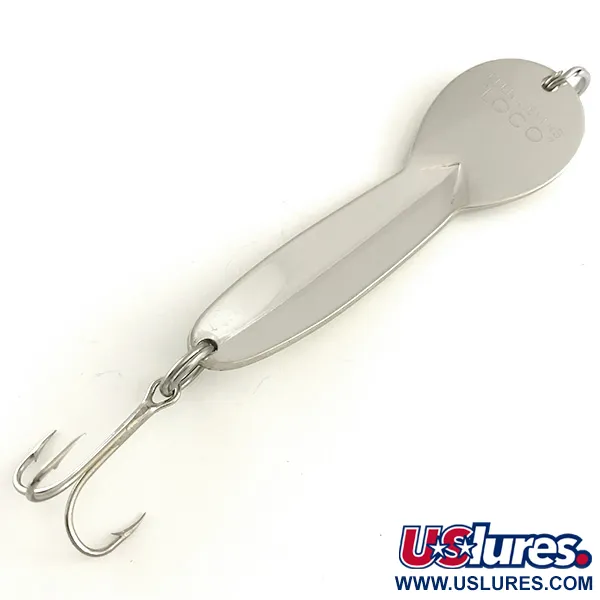 Glen Evans Loco 4 Lepel, Nikkel/Goud Hologram, 23g, Vintage, #6600