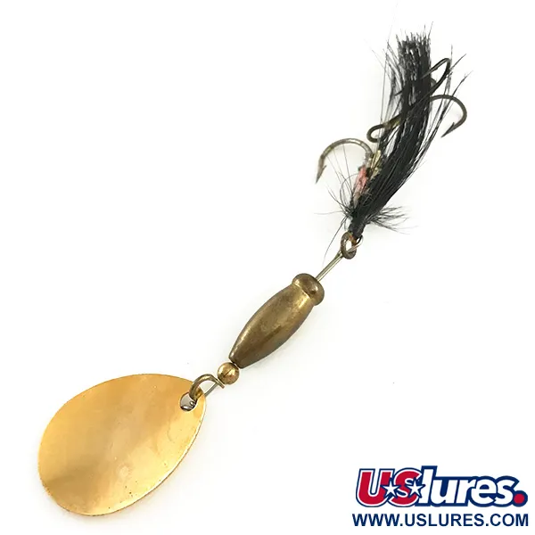 Joe's Flies Spinner, Goud, 6g, Dubbele Haak, #6603