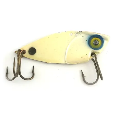 Cotton Cordell Gay Blade Blade Bait, Wit/Rood, 12.5g, Dubbele Oog, #6609