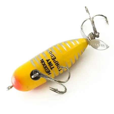 Heddon Tiny Torpedo Oppervlaktelure, Geel, 7g, Propeller, #6616
