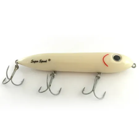 Heddon Super Spook Oppervlakkunaas, Wit, 25g, 3 Dreggen, #6618