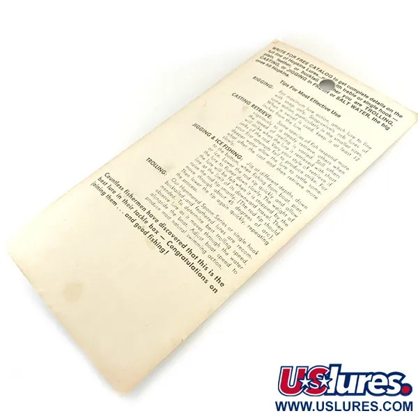 Hopkins Shorty 75 Jig, Gehamerd goud, 21g, RVS body, #6623