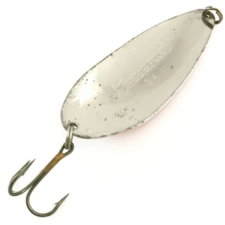 Blue Fox Strobe Tear Drop Spoon Lepel, Rood/Wit/Zilver, 21g, #6625