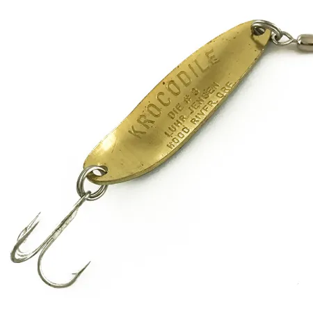 Luhr Jensen Krocodile Die #3 UV Lepel, Fire Tiger, 10g, #6631