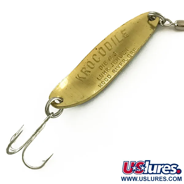 Luhr Jensen Krocodile Die #3 UV Lepel, Fire Tiger, 10g, #6631