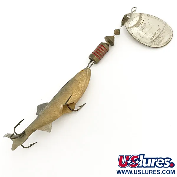 Mepps Aglia Mino 3 Spinner, Zilver, 9g, Vintage conditie, #6639