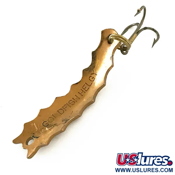 Al's Goldfish Helgy Lepel, Koper/Rood, 5.5g, larve-stijl, #6650