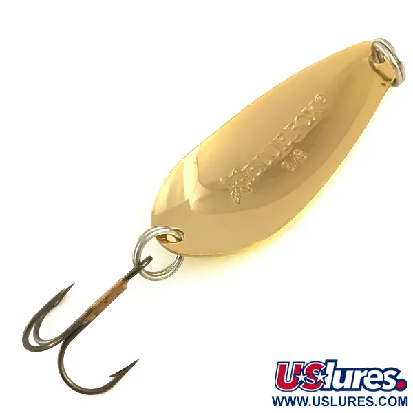 Blue Fox Strobe Tear Drop Lepel, Five of Diamonds, 11g, Goud, #6661