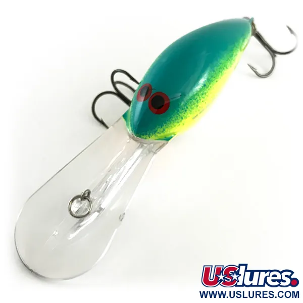 Norman DD 22 Diepduikende Crankbait, Geel/Wit/Lichtblauw, 28g, #6665