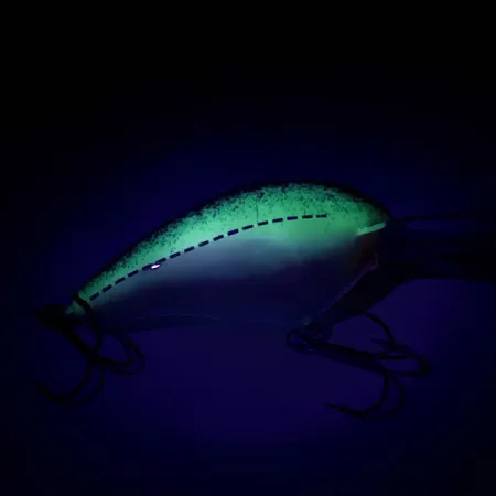 Norman DD 22 Diepduikende Crankbait, Geel/Wit/Lichtblauw, 28g, #6665