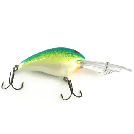 Norman DD 22 Diepduikende Crankbait, Geel/Wit/Lichtblauw, 28g, #6665
