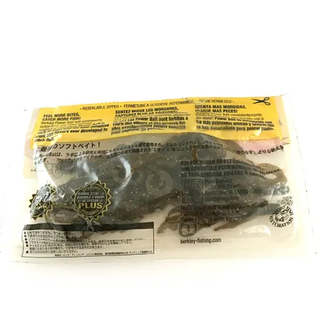 Berkley PowerBait Bungee Hawg softbait, Green Pumpkin, 7cm, #6671