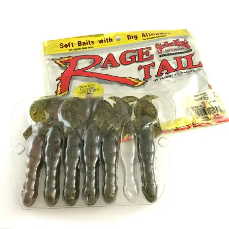 Strike King Rage Tail Rage Craw Softbait 6 stuks