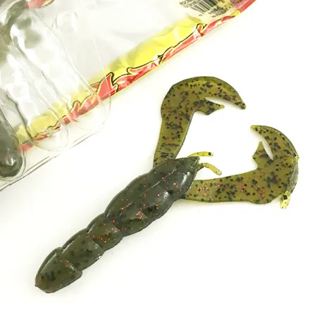 Strike King Rage Tail Rage Craw Softbait, Watermelon Meat, 9cm, #6673