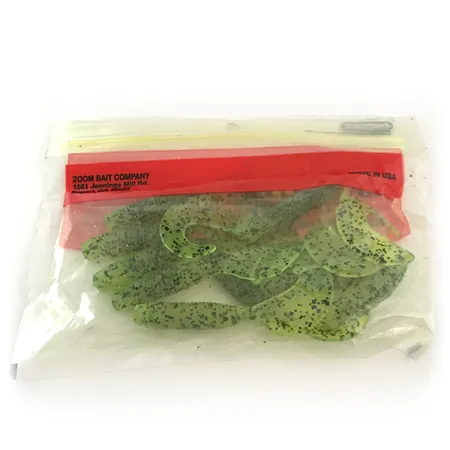 Zoom Fat Albert Grub Twister, Chartreuse Pepper, 8.25cm, Ribbelbody, #6678