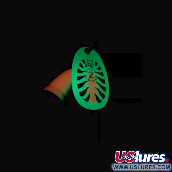 Blue Fox Super Vibrax 2 UV Spinner, Fluorescerend Geel, 6g, UV, #6693