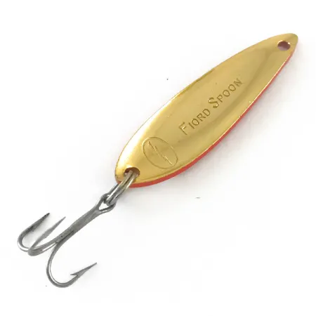 Acme Fiord Spoon Lepel, Rood / Wit / Goud, 7g, Klassiek, #6697