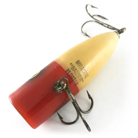 Millsite Bassor Oppervlakte Popper, Rood / Wit, 12g, Topwater, #6709