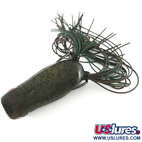 SPRO Dean Rojas Bronzeye Frog Popper, Zwart, 14g, Holle Body, #6710