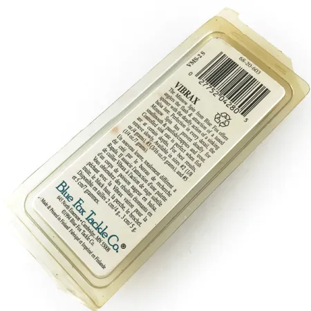 Blue Fox Vibrax Minnow Spin 1 Spinner, Zilver, 4g, Balsa body, #6718