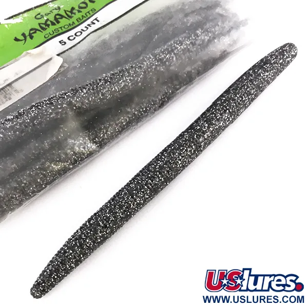 Gary Yamamoto Fat Senko soft bait, Zilveren Glitter, 15cm, #6719