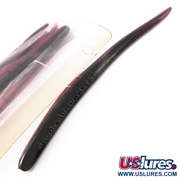 Lunker City Slug-Go Soft Jerk, Red / Black, 15 cm, Offset-Sleuf, #6720