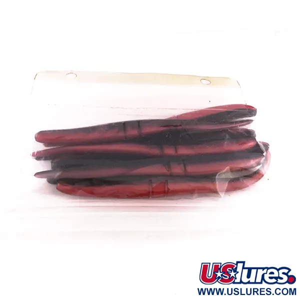 Lunker City Slug-Go Soft Jerk, Red / Black, 15 cm, Offset-Sleuf, #6720