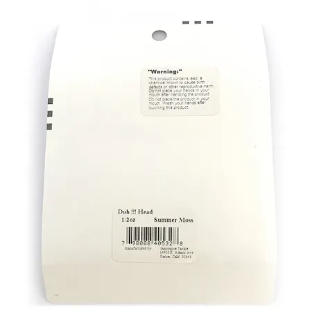 Duh!!! Head kit Offset Jigs, Black / Green Metallic, 14g, #6721