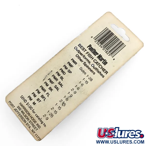 Panther Martin 9 Spinner, Zilver / Groen, 11g, Inline Blad, #6732