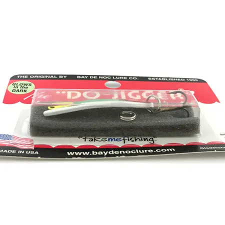 Bay de Noc Do-Jigger 1 Lepel, White/Green Glow, 5g, Lichtgevend, #6736
