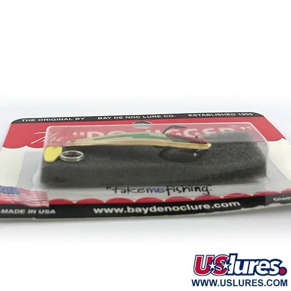 Bay de Noc Do-Jigger 1 Lepel, Goud/Groen, 5g, verguld, #1DJGCH