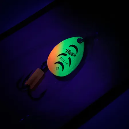 Mepps Aglia 0 Spinner, Fire Tiger, 2,5g, UV-Finish, #6744