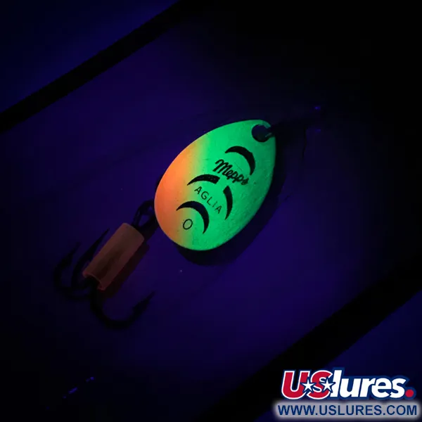 Mepps Aglia 0 Spinner, Fire Tiger, 2,5g, UV-Finish, #6744