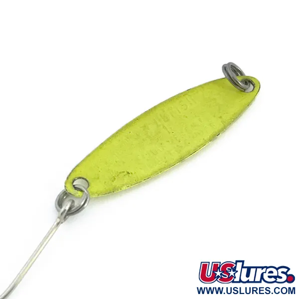 Luhr Jensen Needlefish 1 UV Lepel, Chartreuse, 2g, UV-afwerking, #6764