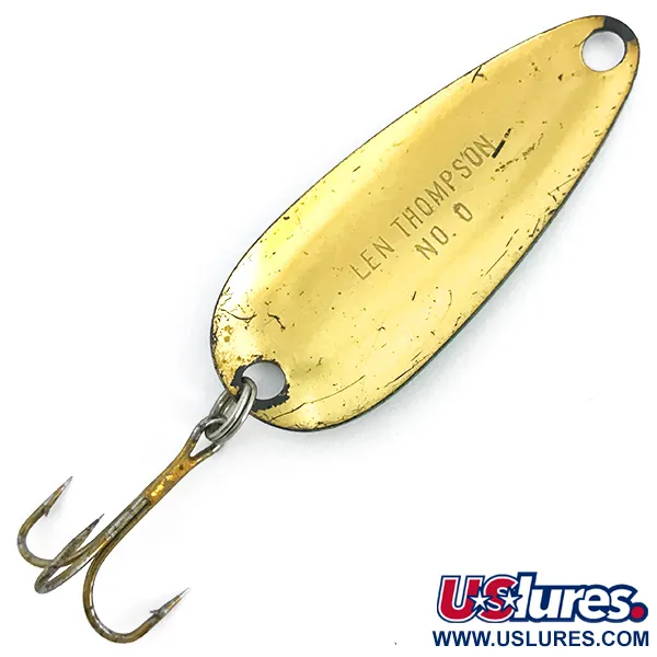 Len Thompson #0 Lepel, Groen/Zwart/Goud, 17g, Snoekvisserij, #6765