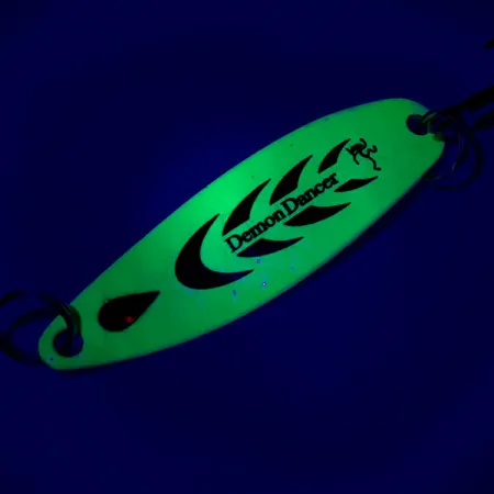 Bass Pro Shops Demon Dancer Lepel, Chartreuse/Nikkel, 7g, UV, #6771
