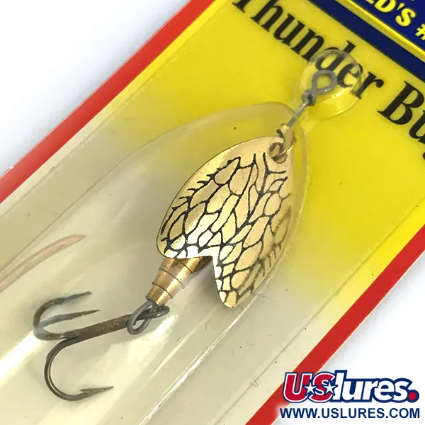 Mepps Thunder Bug Spinner, Goud, 4g, Meivlieg-profiel, #6778